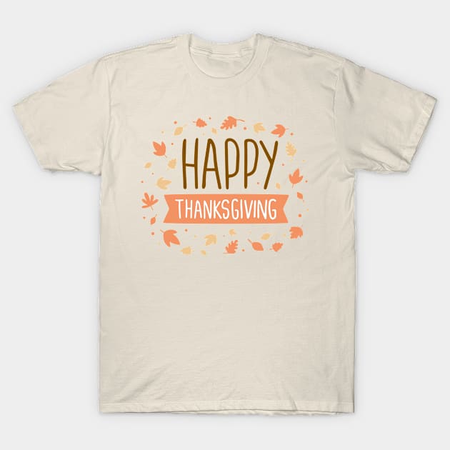 Thanksgiving - Hello Autumn - Welcome Fall T-Shirt by igzine